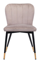 Set of Two Gray and Black Mod Profile Dining Chairs