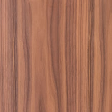 Set of Two Walnut and Dark Gray Modern Retro Dining Chairs