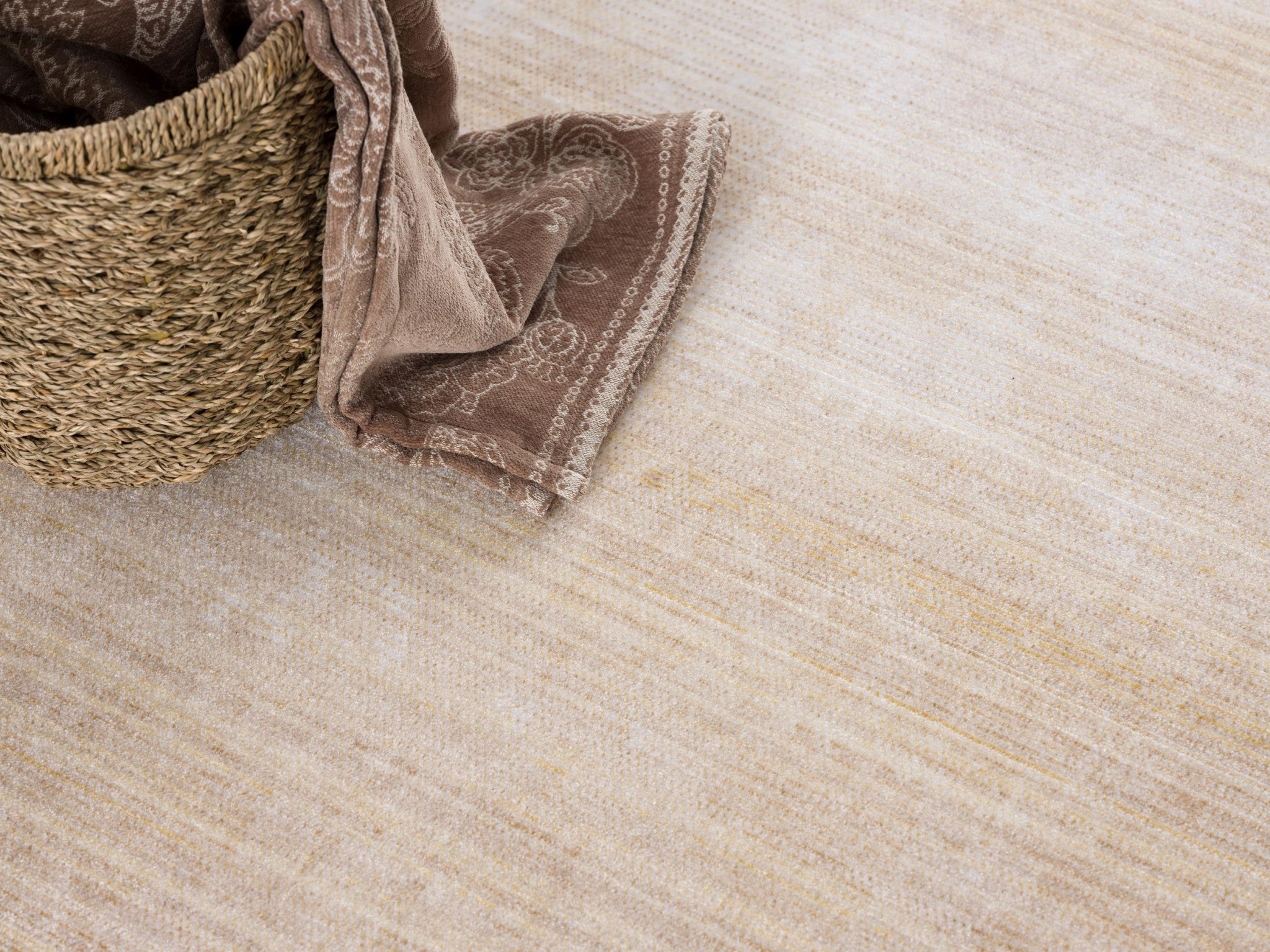 Beige Faded Sunset Runner Rug - 2’ x 10’