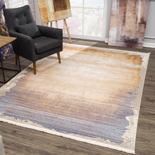 Beige Faded Sunset Runner Rug - 2’ x 10’