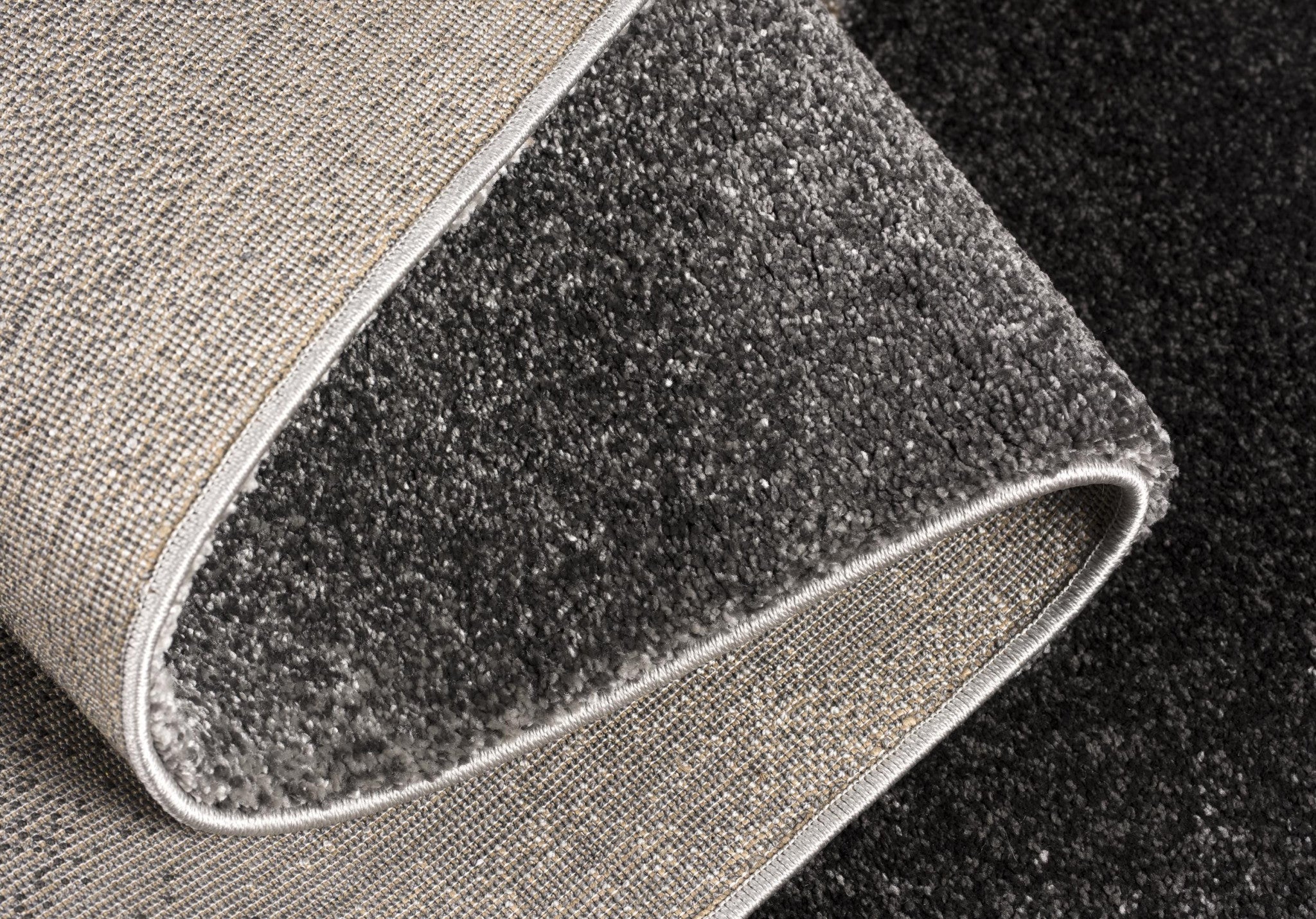 Gray and Tan Abstract Stroke Area Rug - 4’ x 6’