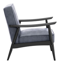 Gray Velvet And Black Arm Chair 32