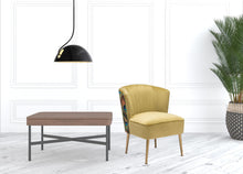 Gold Velvet Peacock Print Side Chair 26