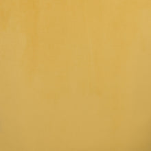 Golden Yellow Comfy Curvy Velvet and Black Accent Chair