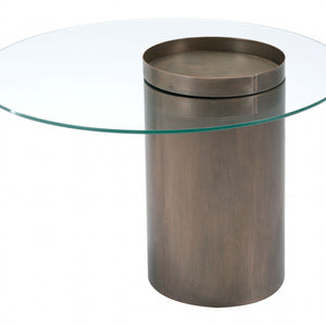 Contemporary Antique Gold Table