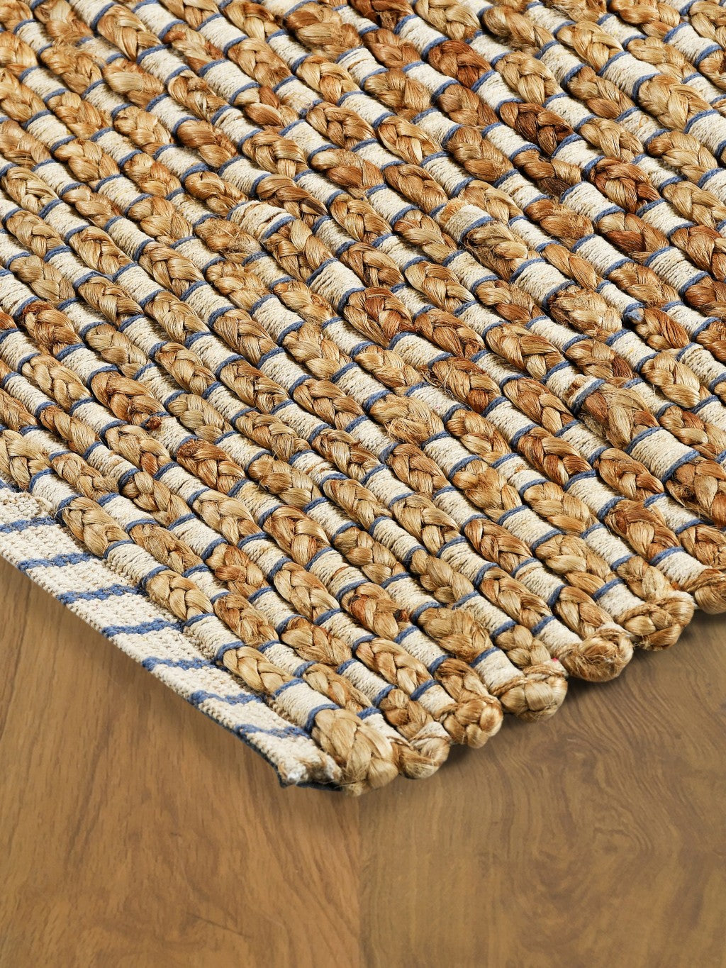 5’ x 8’ Natural Braided Jute Area Rug