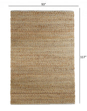 5’ x 8’ Natural Braided Jute Area Rug