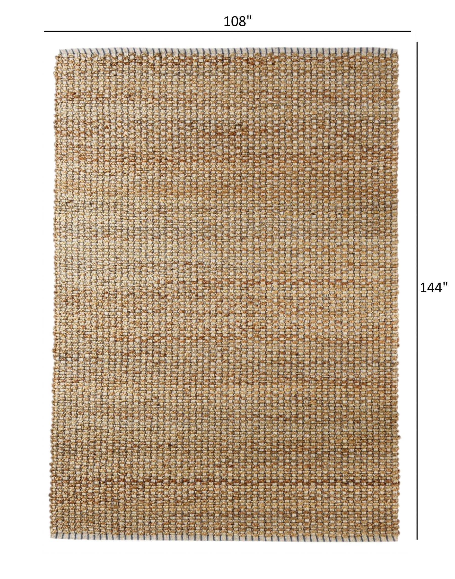 5’ x 8’ Natural Braided Jute Area Rug