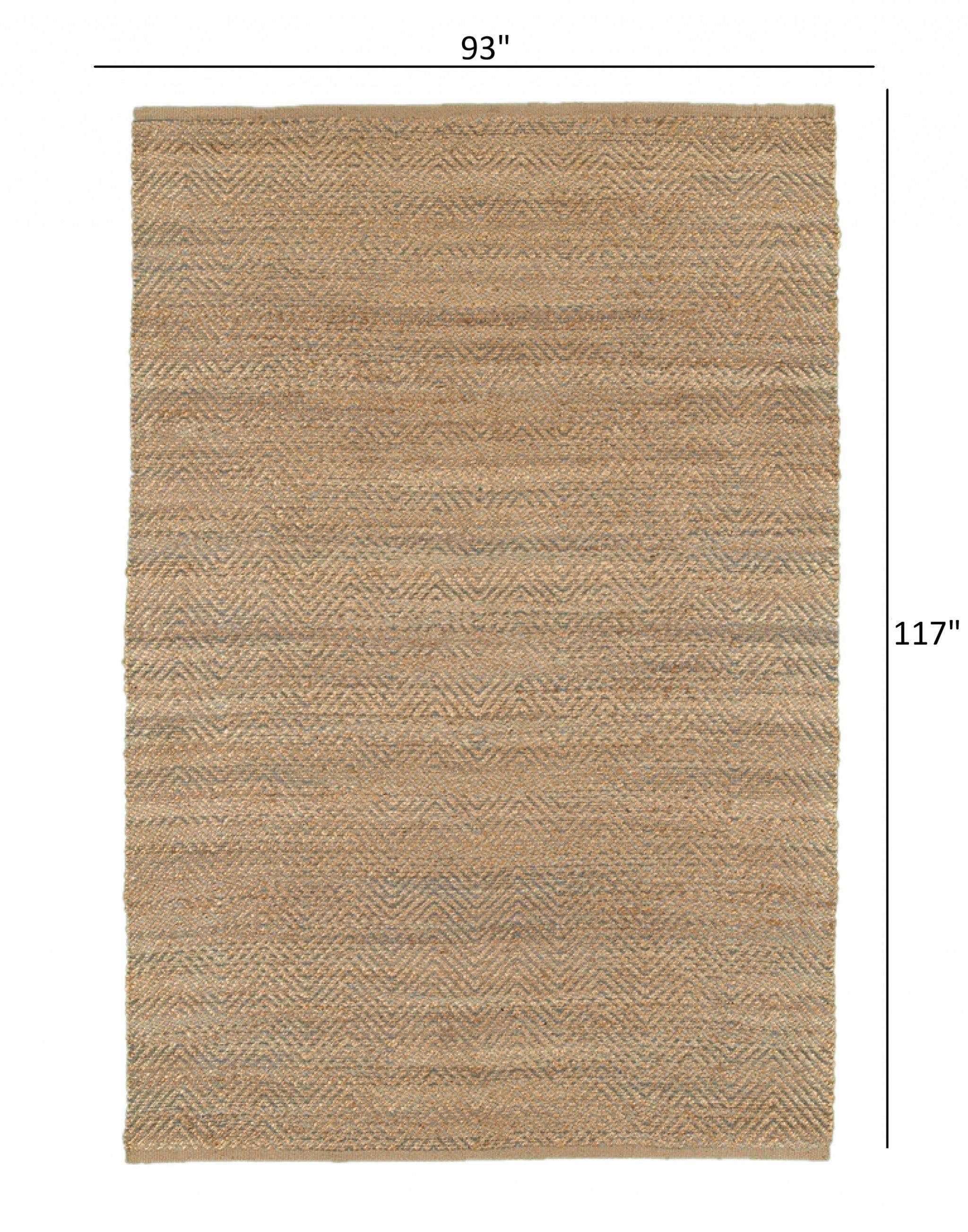 5’ x 8’ Tan and Gray Boho Chic Area Rug