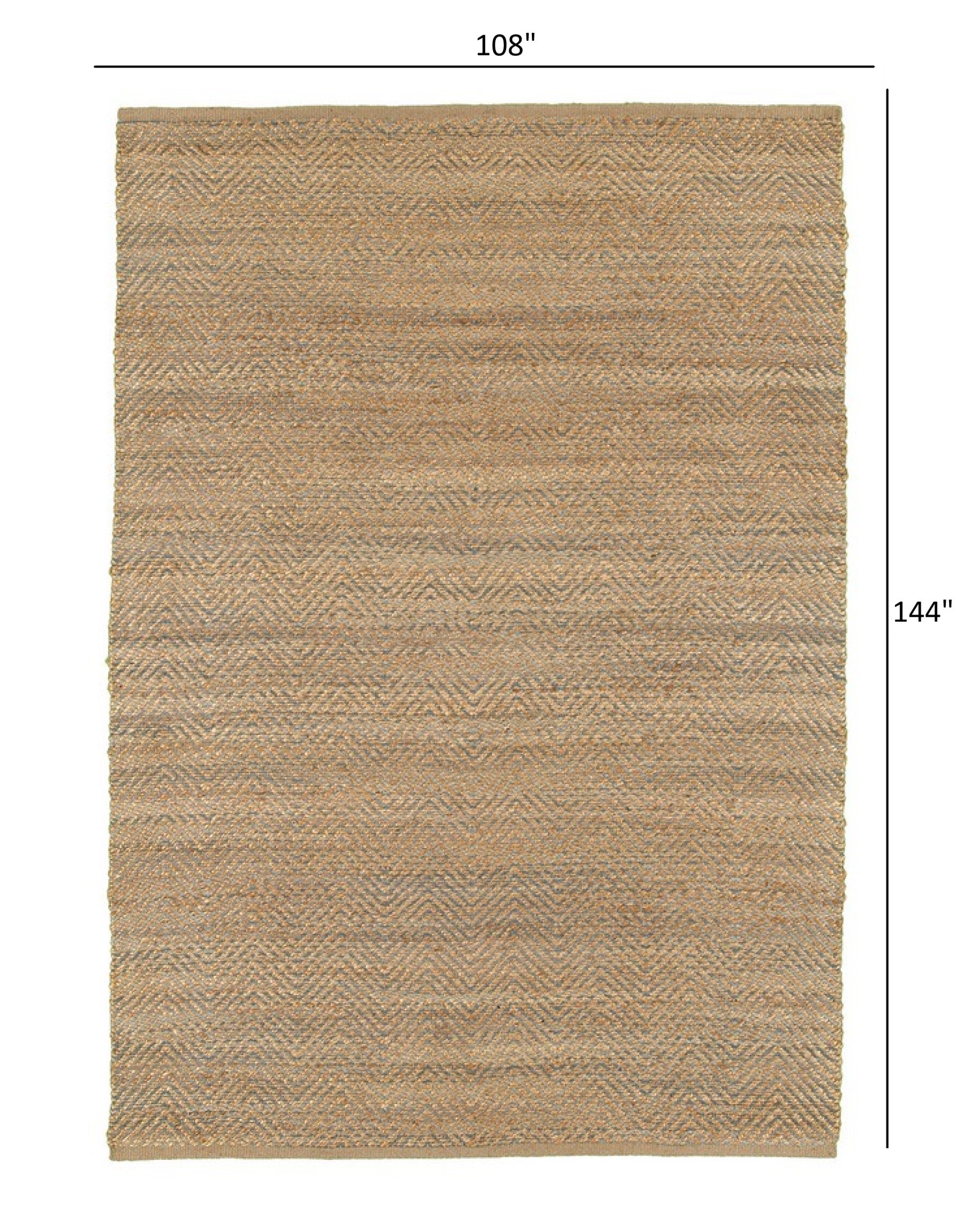 5’ x 8’ Tan and Gray Boho Chic Area Rug
