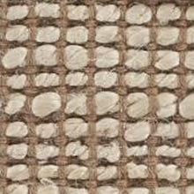 5’ x 8’ Tan and White Braid Border Area Rug