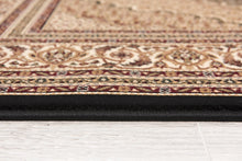 Black and Beige Medallion Runner Rug - 2’ x 10’