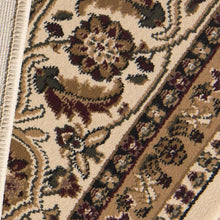 Cream Traditional Decorative Runner Rug - 2’ x 10’