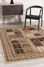 Cream Traditional Decorative Runner Rug - 2’ x 10’