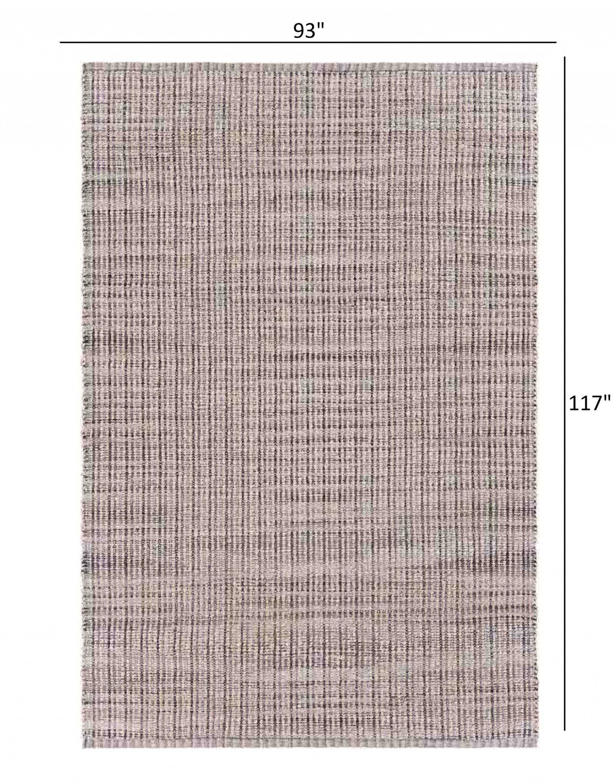 5’ x 8’ Brown and Beige Toned Jute Area Rug