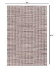 5’ x 8’ Brown and Beige Toned Jute Area Rug