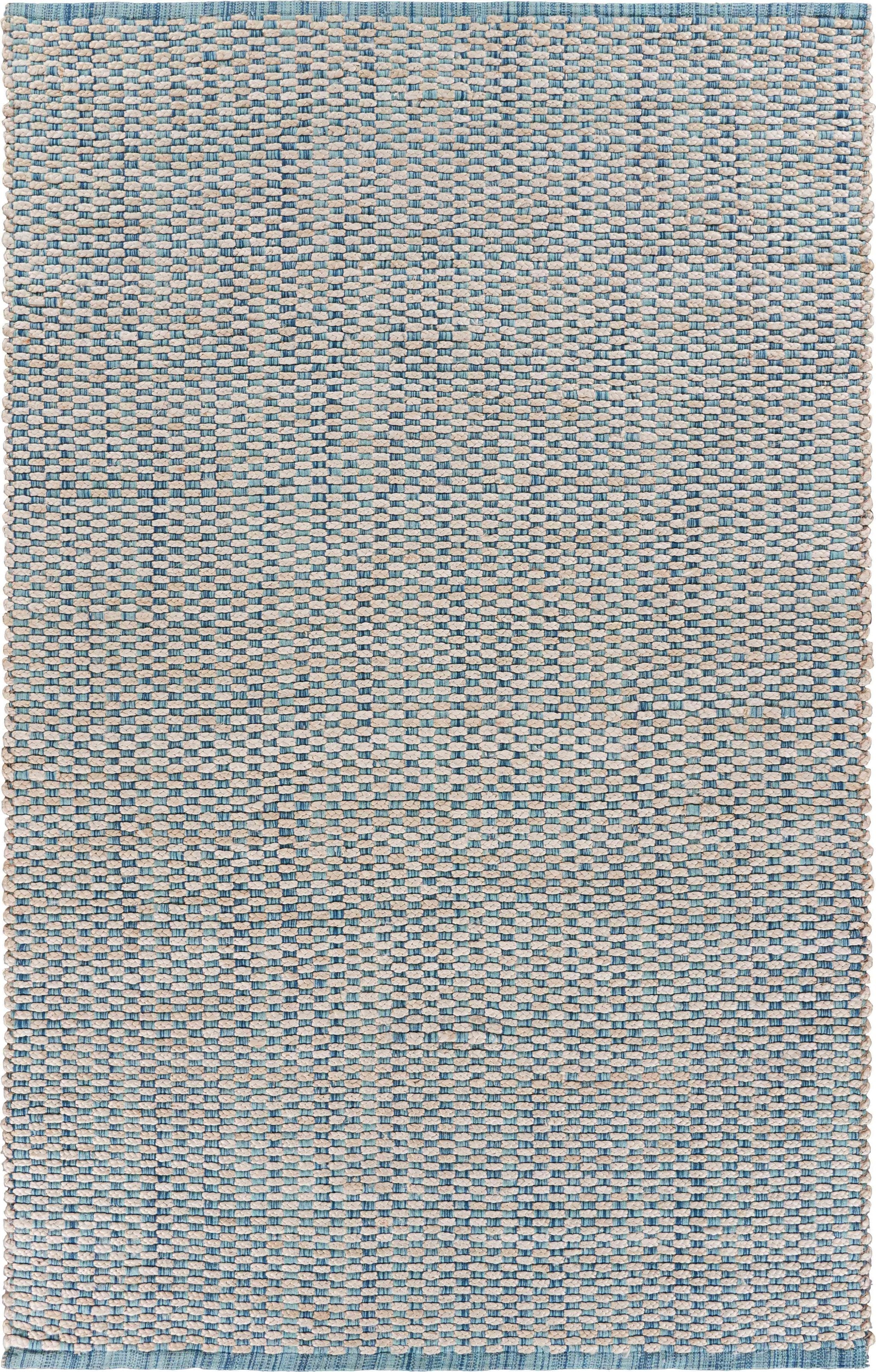 8’ x 10’ Blue and Beige Toned Area Rug