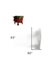 5’ x 8’ Tan and Ivory Grid Area Rug