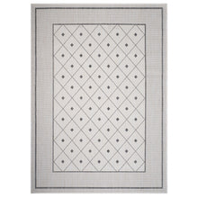 8? X 10? Gray/White/Cream Indoor Outdoor Area Rug