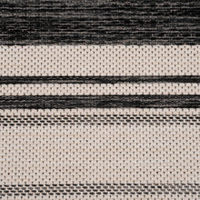 5' X 7' Gray/White/Cream Indoor Outdoor Area Rug