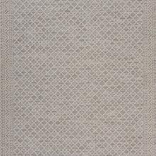5' X 7' Tan/Brown Indoor Outdoor Area Rug