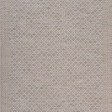 5' X 7' Tan/Brown Indoor Outdoor Area Rug
