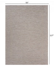 5' X 7' Tan/Brown Indoor Outdoor Area Rug