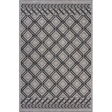 8? X 10? Black/Cream/Tan Indoor Outdoor Area Rug