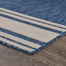 8? X 10? Blue/White Indoor Outdoor Area Rug