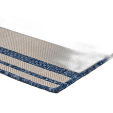8? X 10? Blue/White Indoor Outdoor Area Rug
