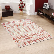 2? X 3? Beige / Red Indoor Outdoor Area Rug