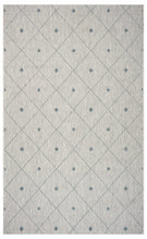 2? X 3? Blue / Gray Indoor Outdoor Area Rug