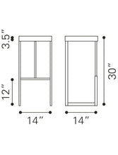 White And Silver Steel Backless Bar Height Chairs With Footrest Set Of Two 30