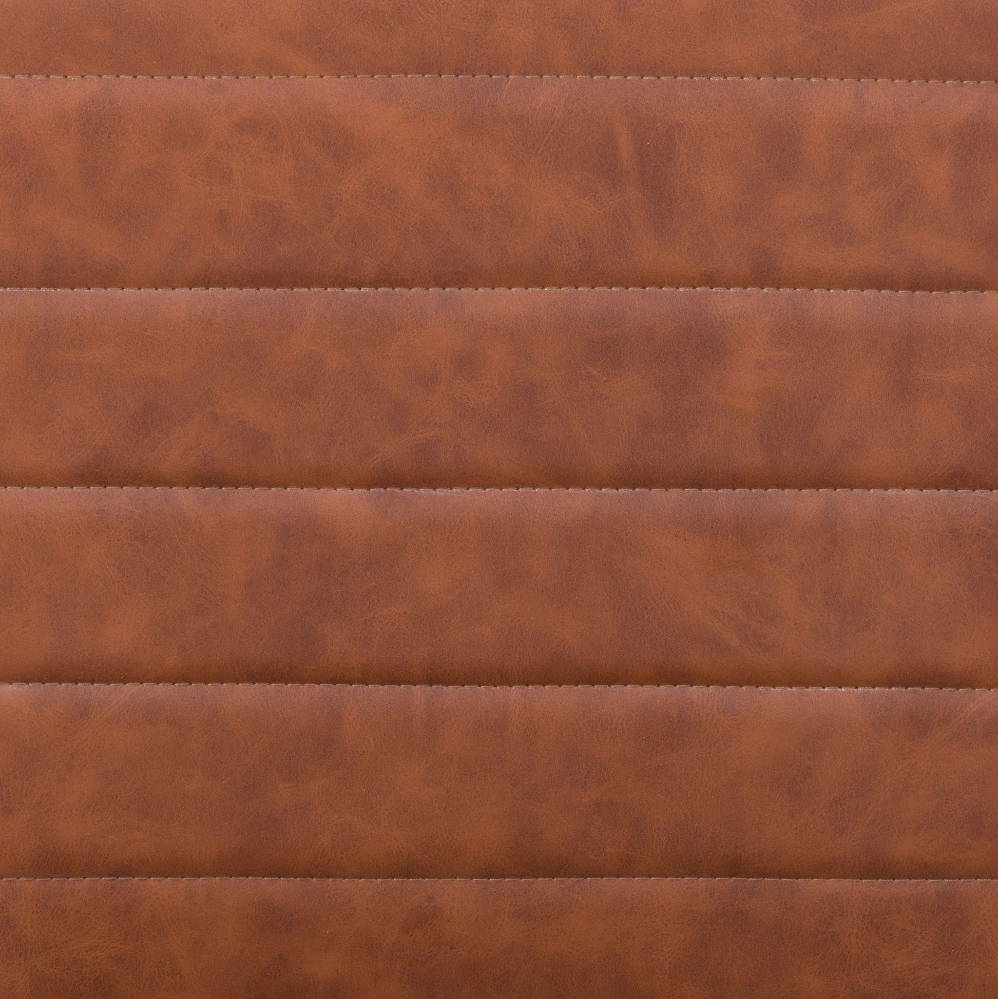 43" Brown And Black Steel Swivel Low Back Counter Height Bar Chair With Footrest