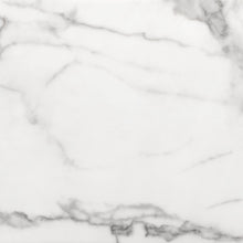 Designer's Choice White Faux Marble and Steel Console Table