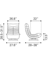輕鬆低調鈷藍色轉椅