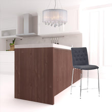 兩把 39 英寸石墨低背椅（帶腳踏板）