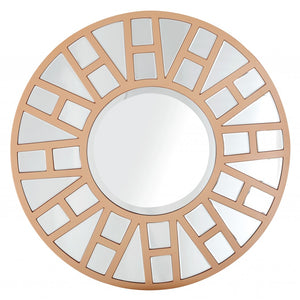 Gold Geometric Mirror