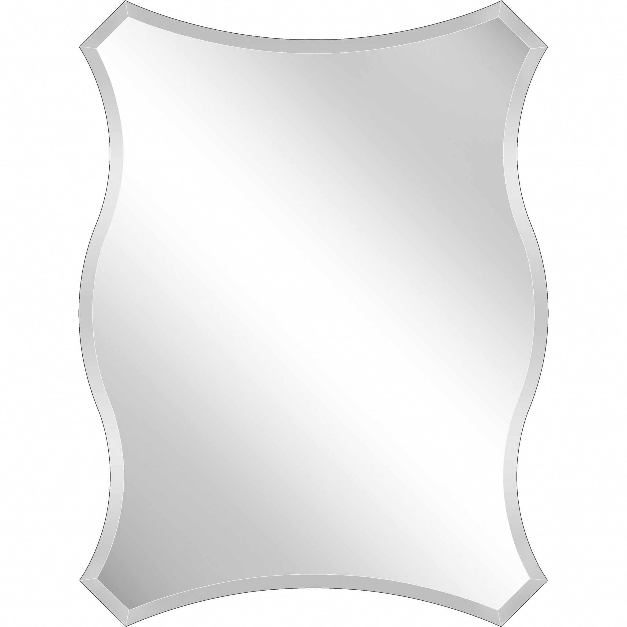 扇形四葉形玻璃鏡