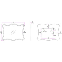 扇形四葉形玻璃鏡