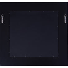 Offset Mirrored Paneled Framed Mirror