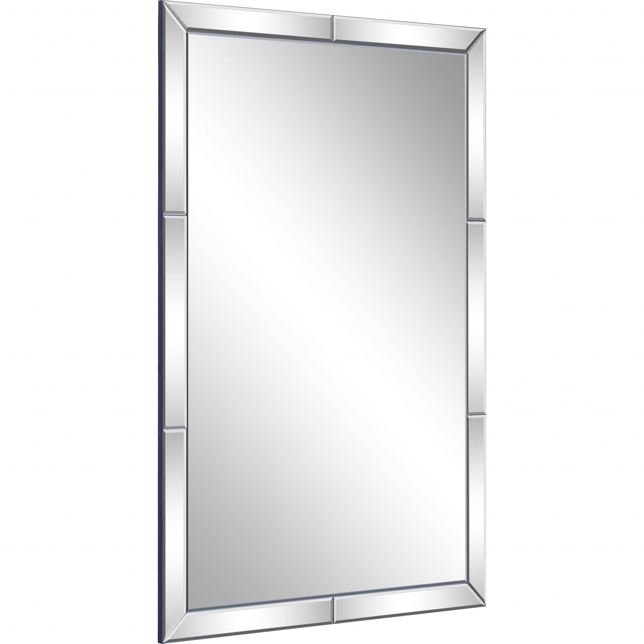 Beveled Glass Wall Mirror