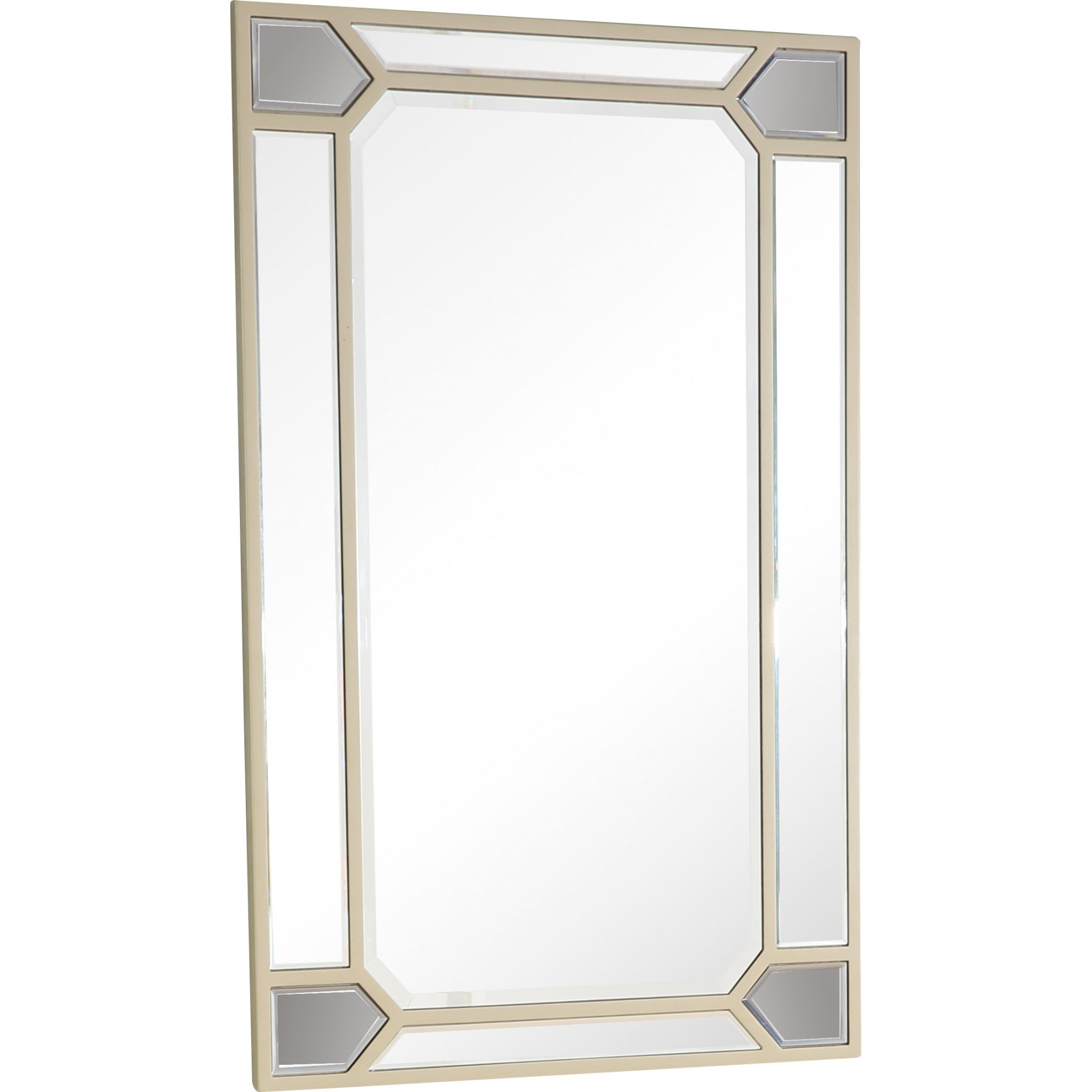 Antiqued Silver Wall Mirror