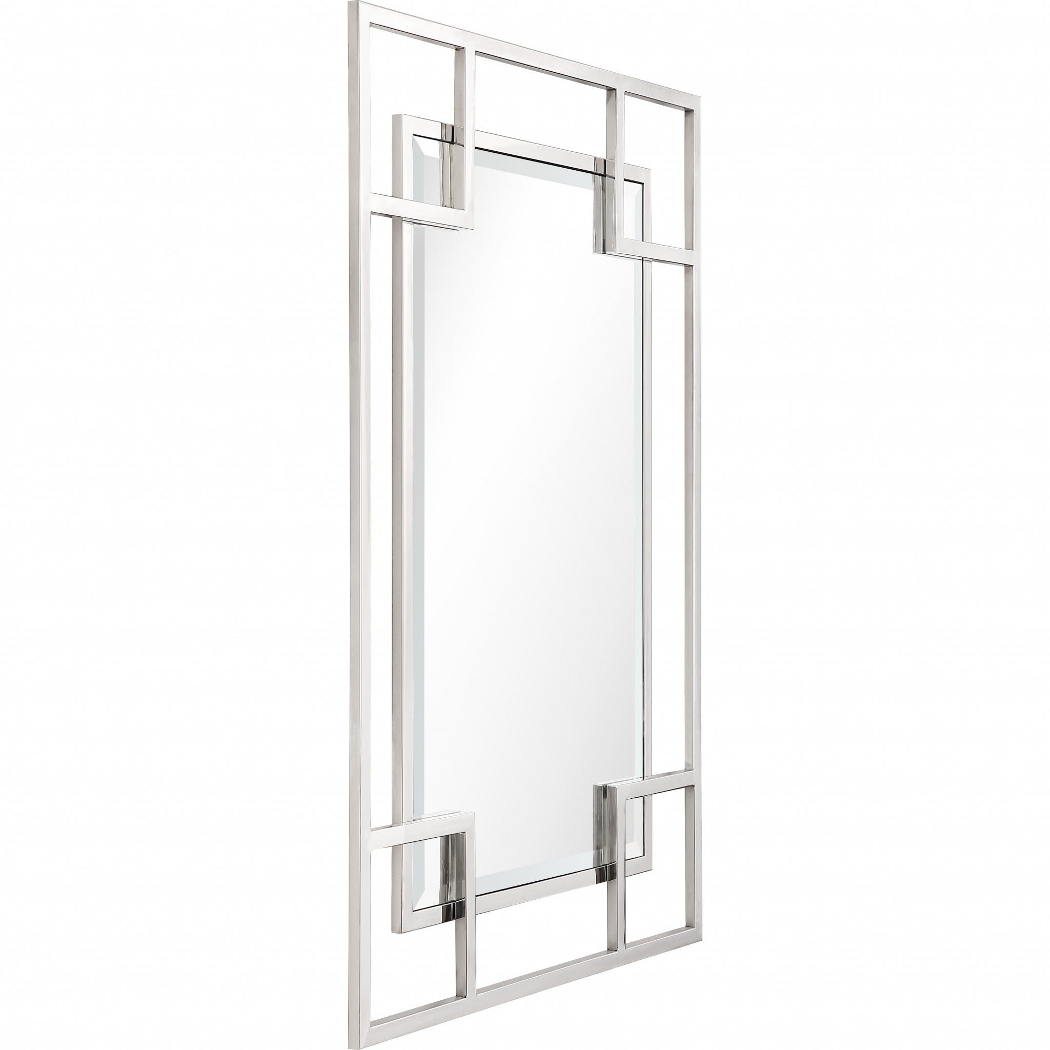 X Shaped Rectangular Mirror