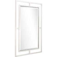 Espejo de pared rectangular Chic plateado