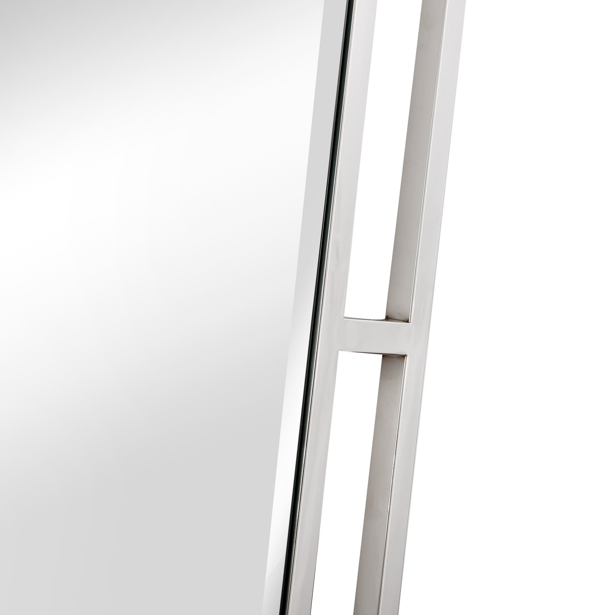 Espejo de pared rectangular Chic plateado