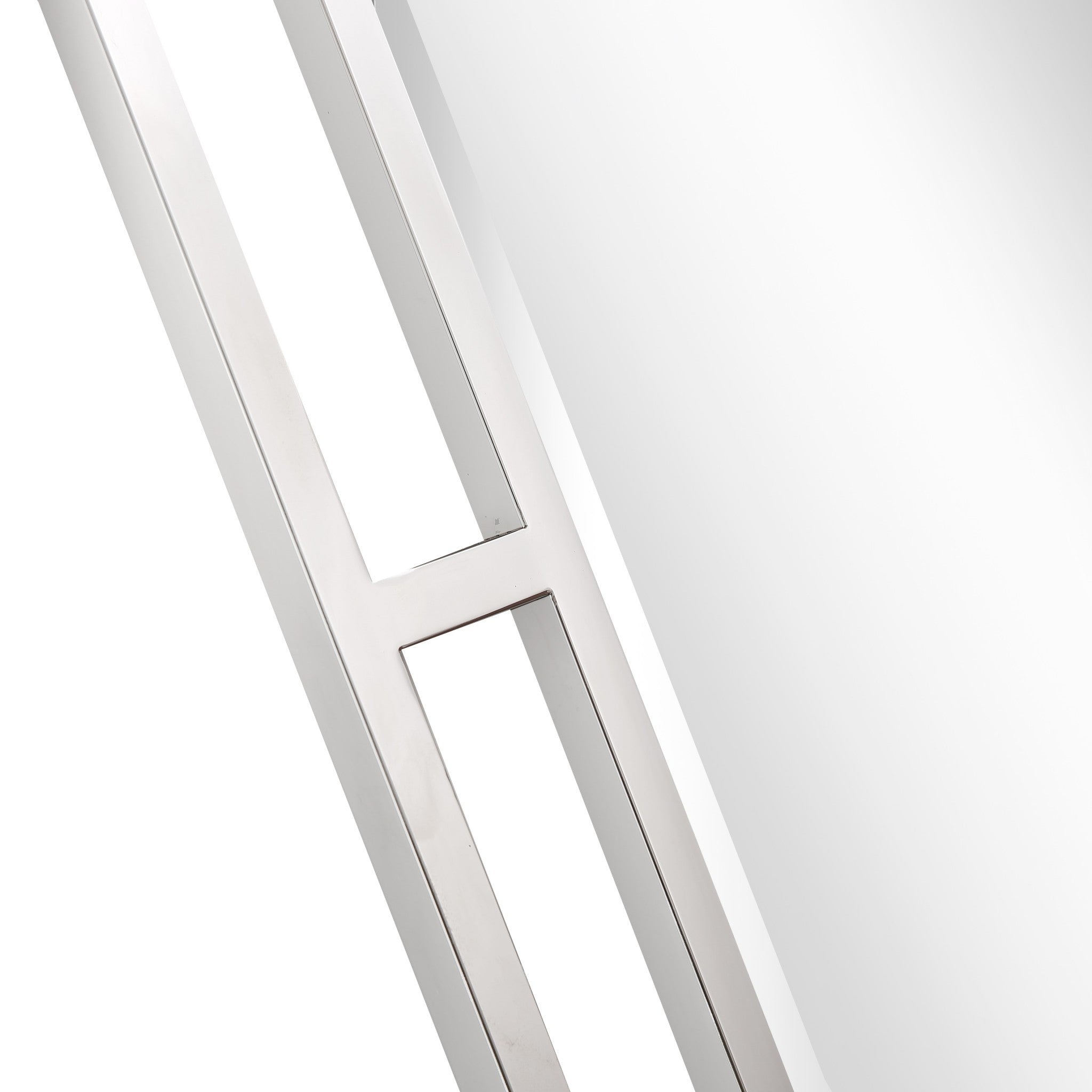 Espejo de pared rectangular Chic plateado