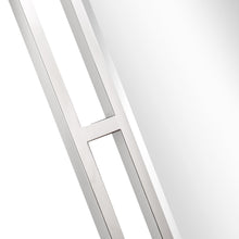 Espejo de pared rectangular Chic plateado