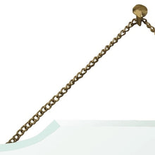 Espejo colgante biselado de arco rectangular