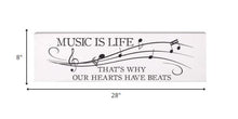 Minimalist Music Is Life Wall Art